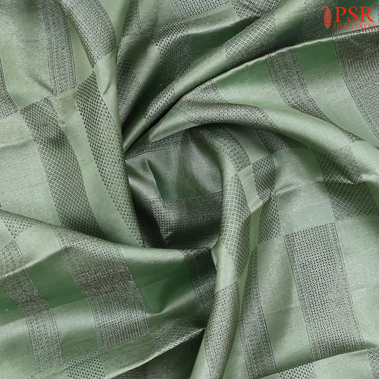 Mossy Sage Green Kanchipuram Silk Saree