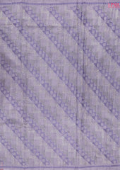 Lavender Semi Tussar Embroidery Saree
