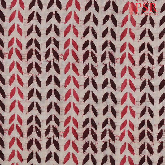 Beige Semi Tassar Running Material