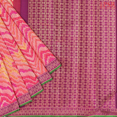 Shades Of Pink Kanchipuram Jacquard Silk Saree