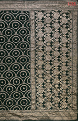 Dark Green Georgette Saree