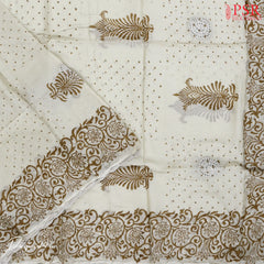 Mustard Yellow Cotton Dress Material