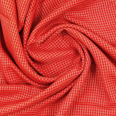 Red Mysore Silk Saree