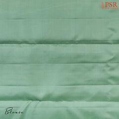 Mossy Sage Green Kanchipuram Silk Saree