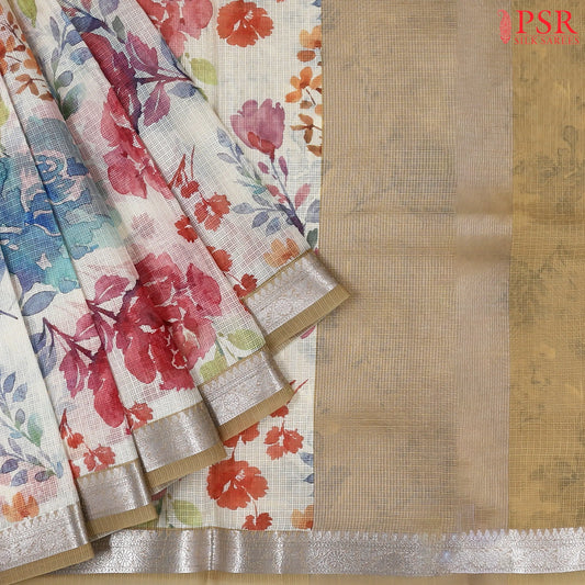 Light Beige Kota Saree