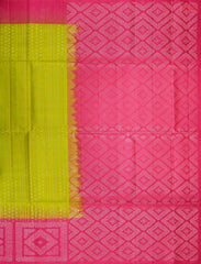 Pear Green Soft Silk Saree