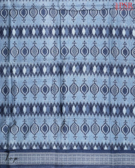 Steel Blue Silk Cotton Dress Material