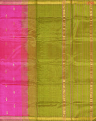 Magenta Pink Cotton Silk Saree