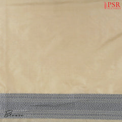 Tussar Beige Summer Silk Saree