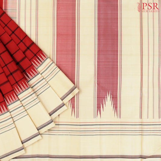Red Kanchipuram Silk Saree