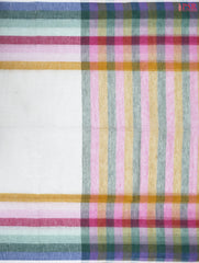 Off White Linen Saree