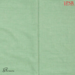 Pistachio Green Byloom Cotton Saree