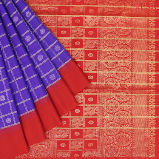 Royal Blue Soft Silk Saree