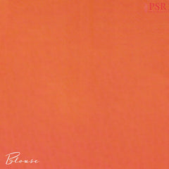 Monarch Orange Silk Cotton Saree