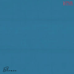 Spruce Blue Kanchi Cotton Saree
