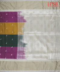 Tricolor Soft Art Silk Saree