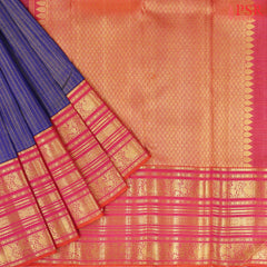 Royal Blue Kanchipuram Silk Saree