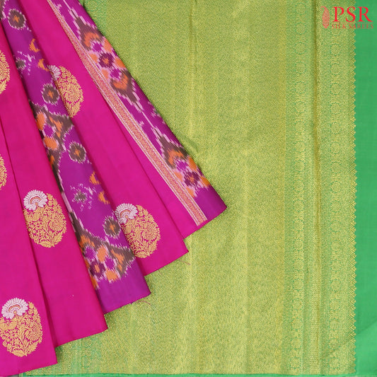 Magenta Kanchipuram Silk Saree