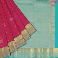 Razzmatazz Pink Fancy Kanchipuram Silk Saree