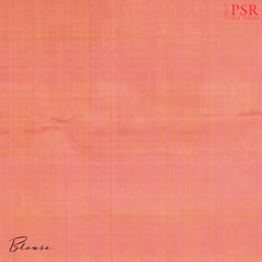 Peach Kanchipuram Silk Saree