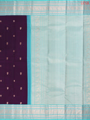 Sangria Purple Kanchipuram Silk Saree