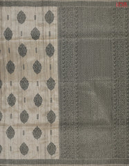 Tan Semi Banaras Saree