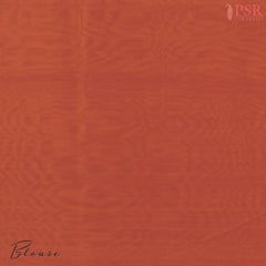 Dark Orange Maheshwari Silk Cotton Saree