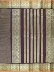 Brown Kanchipuram Silk Saree