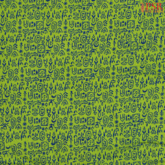 Pear Green Cotton Print Running Material
