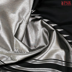 Black Kanchipuram Silk Saree