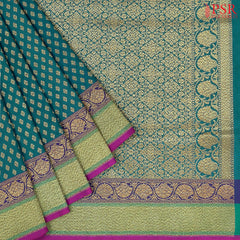 Pine Green Summer Silk Saree
