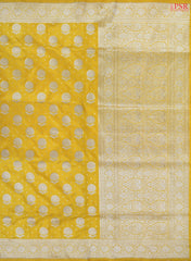 Yellow Banaras Silk Saree