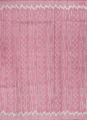 Orchid Pink Semi Tussar Embroidery Saree