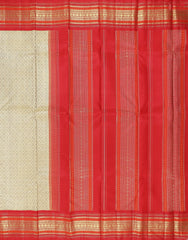 Fawn Beige Kanchipuram Silk Saree