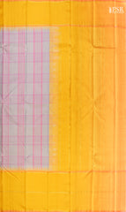 Light Grey Kanchipuram Silk Saree