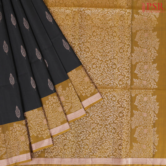 Black Soft Silk Saree