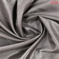 Grey Kanchipuram Silk Saree