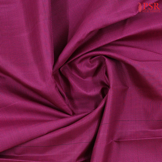Dark Magenta And Black Kanchipuram Silk Saree