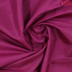 Dark Magenta And Black Kanchipuram Silk Saree