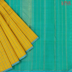 Dandelion Yellow Kanchipuram Silk Saree