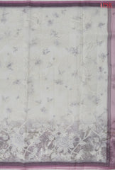 Off White Organza Saree