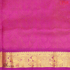 Marigold Yellow Silk Saree