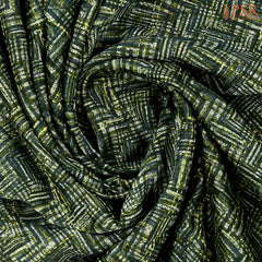 Pine & Olive Green Chanderi Silk Cotton Saree
