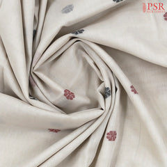 Beige Byloom Cotton Saree