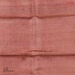 Ginger Tan Kadhi Tussar Silk Saree
