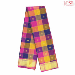 Multicolor Kanchipuram Silk Saree