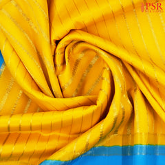 Yellow Mysore Silk Saree