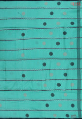 Sea Green Byloom Cotton Saree