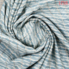 Frosty Blue Assam Saree