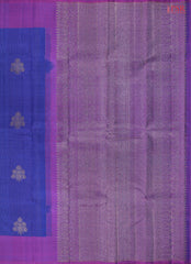 Admiral Blue Kanchipuram Silk Saree